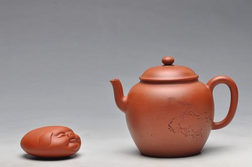 袁新强紫砂壶 袁新强摹古之作 全手禅心 古拙遗风 耐品实用 原矿降坡泥