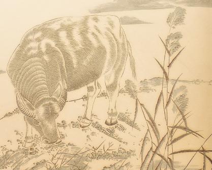 谭华斌紫砂壶 工笔之风 细刻如丝 渴饮 紫砂挂盘 送礼佳品  