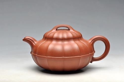 袁小强紫砂壶 袁小强 合菱 欣赏 原矿底槽清