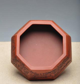 朱牧清紫砂壶 山水怡情 全手工八方小水洗 