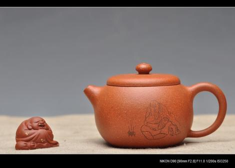 钱伟刚紫砂壶 是笑是佛 笑口米勒  宽口文旦 原矿降坡泥