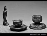 紫砂壶图片：莲子杯垫 养壶垫 壶托 香插 盖托 摆件茶宠 - 美壶网