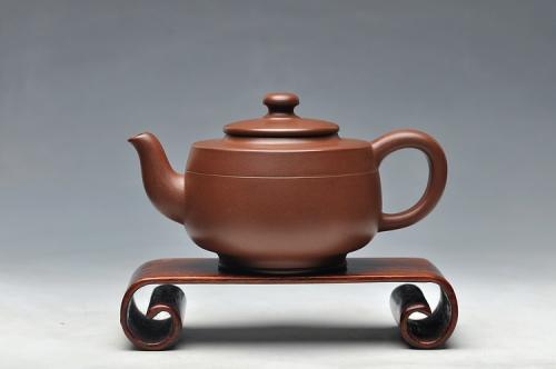 高湘君紫砂壶 清新婉约  小圆壶 原矿紫泥