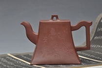 紫砂壶图片：霸气之作 史金妹精品 全手大方钟 巍巍壶势 - 美壶网