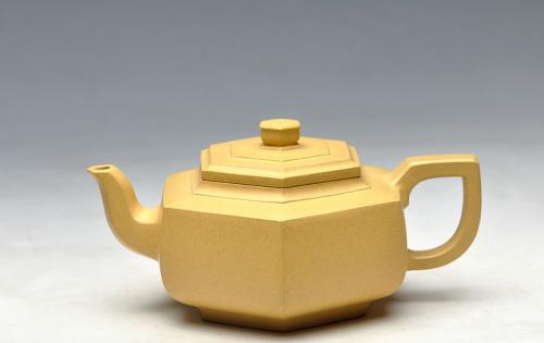 何卫枫紫砂壶 方器代表作 何卫枫老师新品 本绿全手雪华 本山绿泥