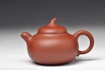 紫砂壶图片：饱满精神  茄段 田园情趣 优质底槽青 - 美壶网