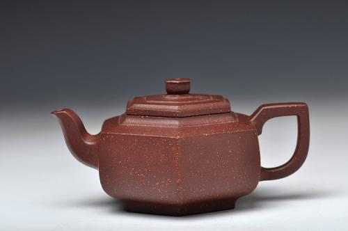 何卫枫紫砂壶 代表作 全手中雪华 器形别致优雅 原矿紫泥