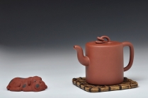 紫砂壶图片：简约而不简单 实力体现 质朴无华 全手夙慧 双圈 - 美壶网