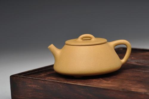 美壶定制紫砂壶 双节特惠之本绿也疯狂 美壶特定 平盖石瓢 量少先到先得 本山绿泥