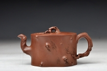 紫砂壶图片：花器实力派  老辣劲道 铮铮铁骨 精品全手梅桩 - 美壶网