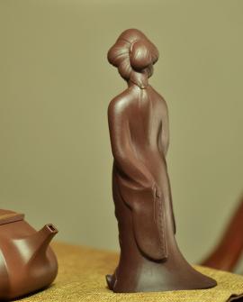 美壶定制紫砂壶 温文尔雅 落落大方 才女 栩栩如生  做工精致 原矿紫泥