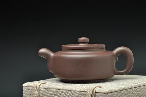 陈进紫砂壶 端庄沉稳 内敛 陈进力作 精工紫茄泥   全手德韵 原矿紫茄泥