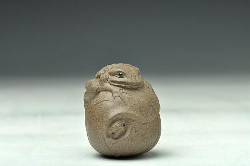 美壶定制紫砂壶 美壶定制最新出品 和气生财 栩栩如生  原矿段泥