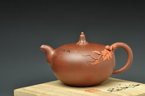 钱伟刚紫砂壶  田园情思逸味 瓜趣 原矿清水泥