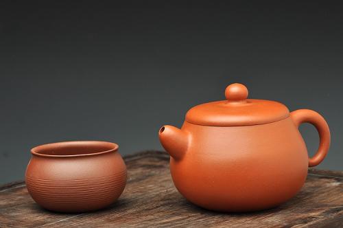 潘小东紫砂壶 潘小东最近全手作品 艺术和实用的结合 朱泥梵露珠  原矿朱泥