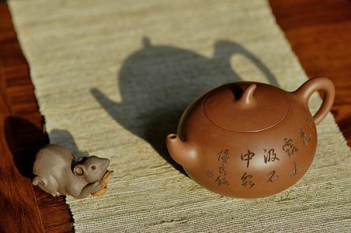 周斌紫砂壶 得趣之作 国师吴优良双刀装饰 全手曼生吉瓜 优质紫泥 原矿紫泥