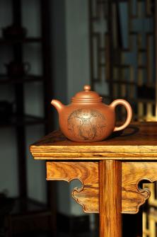 朱牧清紫砂壶 意境之美 一团和气之大掇球 优质老清水 原矿清水泥