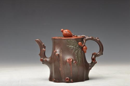 孙伟强紫砂壶 精品重器 全手硕果 原矿清水泥