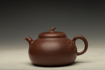 紫砂壶图片：潘丹初力作 简意花货 优美可人寓意吉祥 翠香 - 美壶网