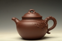 紫砂壶图片：大品花货 寓意吉祥 全手大寿桃 饱满大气 - 美壶网