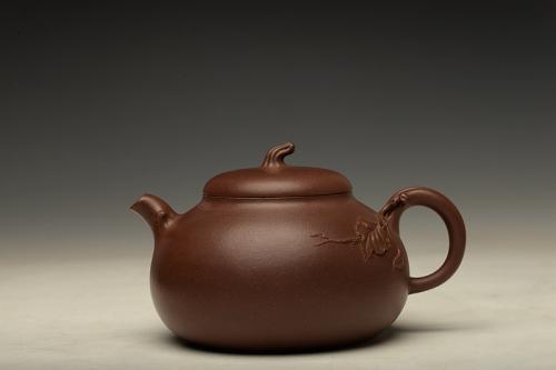 潘丹初紫砂壶 潘丹初力作 简意花货 优美可人寓意吉祥 翠香 原矿底槽清