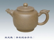 紫砂壶图片：双龙壶 - 美壶网