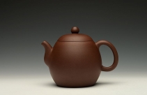 紫砂壶图片：周路健全手新作 挺拔有力 耐品实用  龙蛋壶 - 美壶网