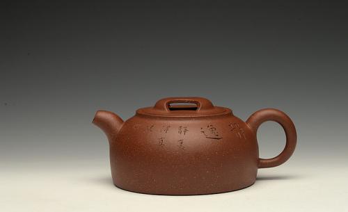 刘世涛紫砂壶 经典不传统  全手圆踪 文气小壶 刘世涛自撰壶铭~ 原矿降坡泥