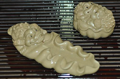 美壶定制紫砂壶 优质段泥 做工精致 和和美美  镇纸or笔架or茶宠 原矿段泥