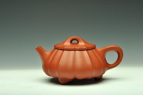 郭伟琴紫砂壶 纹理清晰 大品筋纹石瓢 原矿清水泥