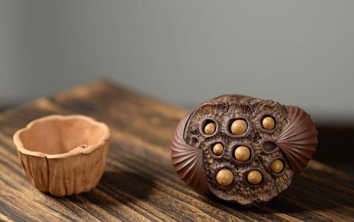 美壶定制紫砂壶 美壶特惠 文雅茶宠 全手工精制  经典莲蓬 原矿紫泥