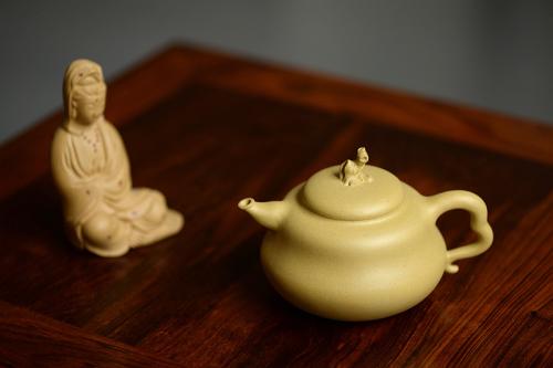 潘小东紫砂壶 潘小东原创 文气雅致 采意化型 全手禅缘 原矿段泥