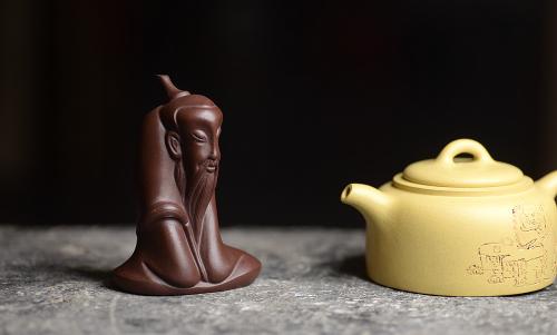 美壶定制紫砂壶 高尚出俗 高士茶宠 做工精细 原矿紫泥 原矿紫泥