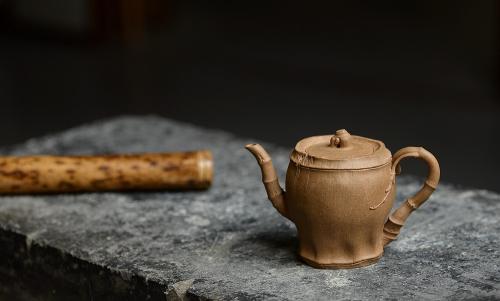 林秀明紫砂壶 林秀明原创作品 全手清逸 灵秀之作 古朴自然 原矿段泥