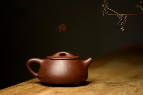 美壶定制紫砂壶 紫泥调砂  永恒的经典 石瓢  原矿紫泥