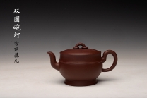 紫砂壶图片：钱建荷全手新作 宫廷范儿 大口实用 做工精致 双圈碗灯 - 美壶网
