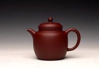 紫砂壶图片：美壶特惠 俞欣荣新作 挺拔俊秀 留云 优质枣红泥 极易泡养 - 美壶网
