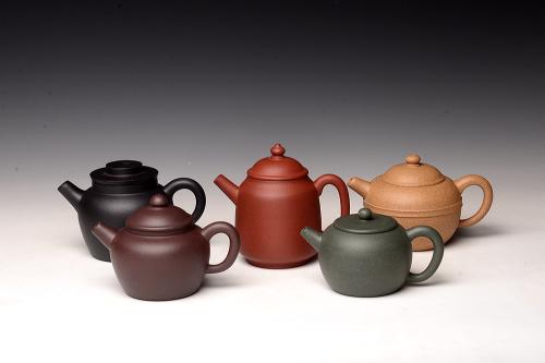 泓渝山房紫砂壶 美壶特惠 五色土巨轮套组 把玩送礼佳品 