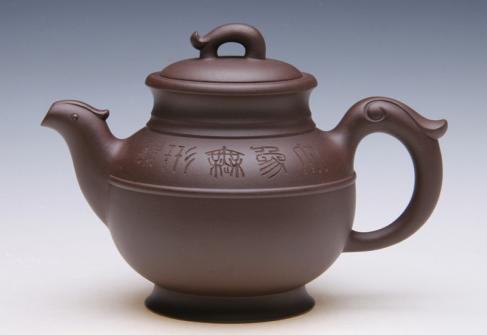 毛国强紫砂壶 大象无形 原矿紫泥