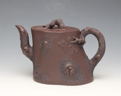 陈焱紫砂壶 长青 原矿紫泥