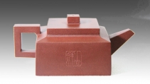 紫砂壶图片：吉祥方壶 - 美壶网