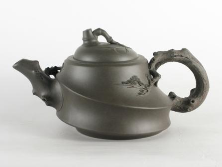 周荣金紫砂壶 挚友 青灰泥