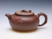 紫砂壶图片：牡丹迎春 - 美壶网