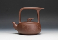 紫砂壶图片：鹧鸪提梁 - 美壶网