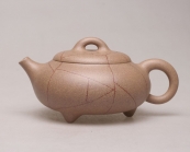 紫砂壶图片：冰纹石瓢 - 美壶网