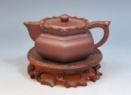 紫砂壶图片：全手工如意僧帽 - 美壶网