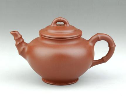 李伟紫砂壶 春竹 原矿清水泥