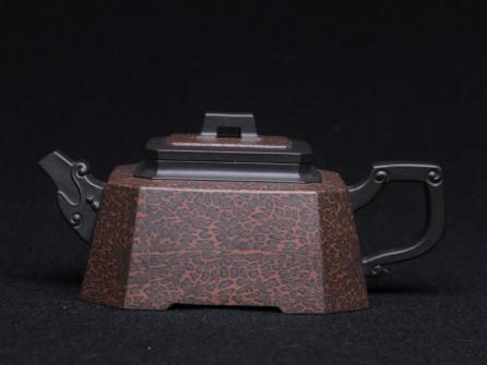 孔春华紫砂壶 祥龙 青灰泥