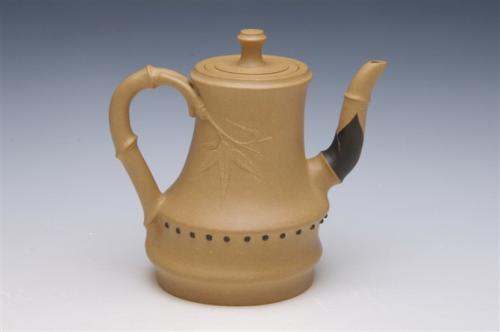 陈洪平紫砂壶 春竹茶具 原矿段泥