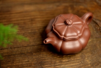 紫砂壶图片：精美之作 美若葵花 张力十足 葵仿古 - 美壶网